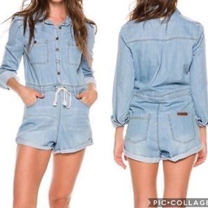 Billabong denim romper